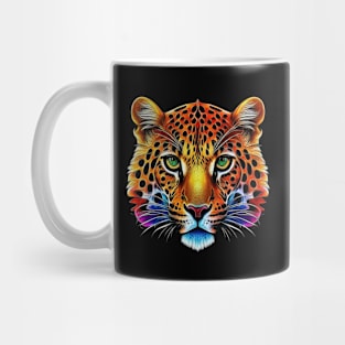 Vibrant Leopard Mug